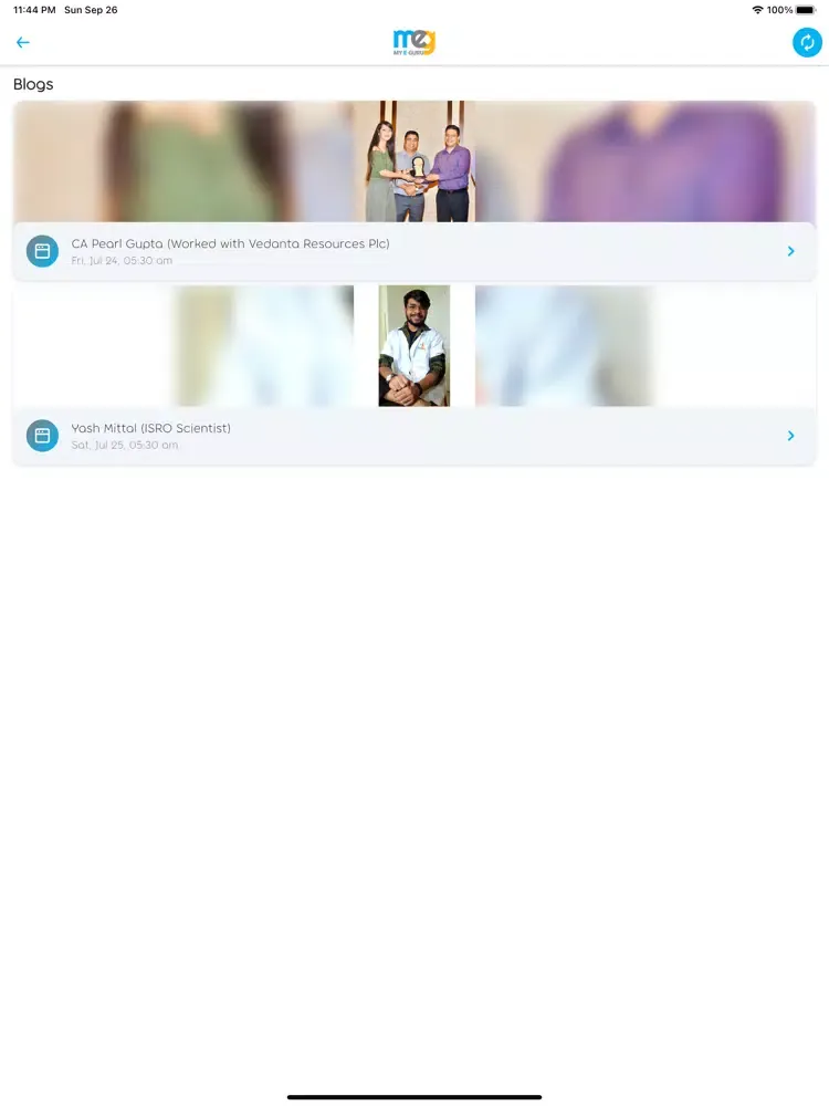 تصاویر My eGuru: Online Learning App iPad 