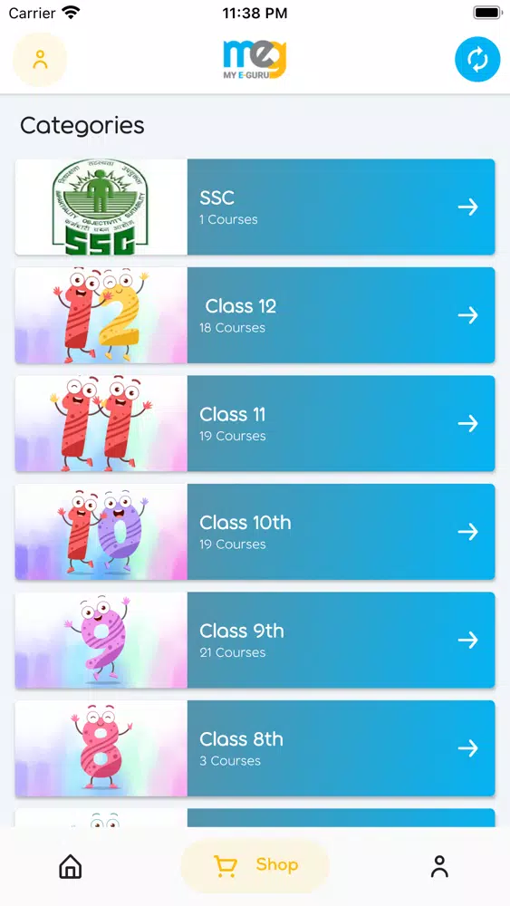Ảnh chụp màn hình của My eGuru: Online Learning App