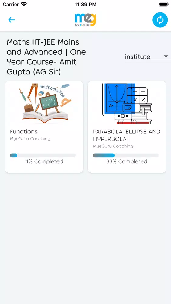 Ảnh chụp màn hình của My eGuru: Online Learning App