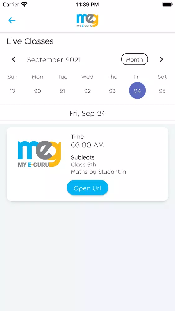 Ảnh chụp màn hình của My eGuru: Online Learning App