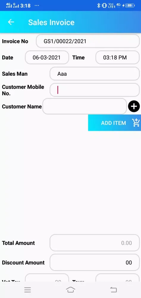 Gars Sales App स्क्रीनशॉट