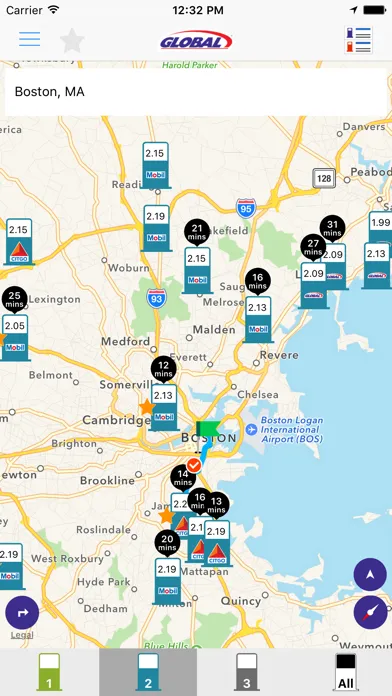 Zrzuty ekranu Global Station Locator