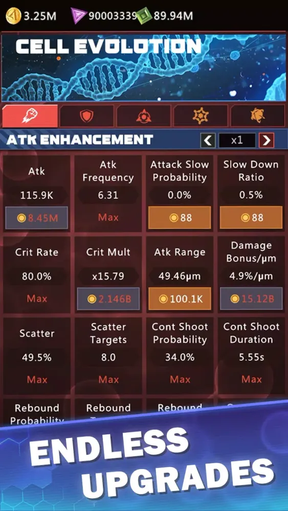 Capturas de tela do Last Cell - Idle Defense