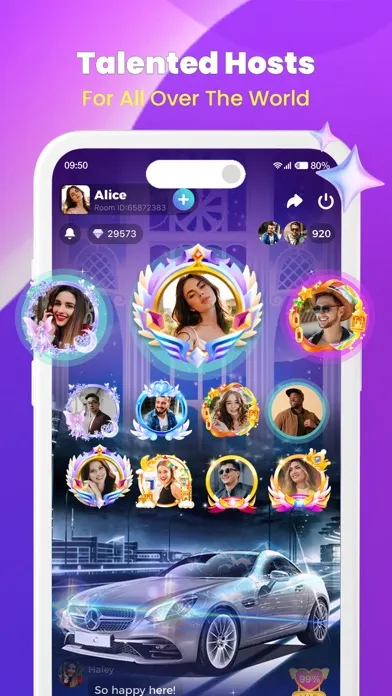 Hiya - Group Voice Chatroom スクリーンショット