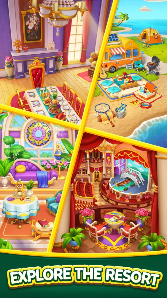 Seaside Resort: Match 3 Screenshots