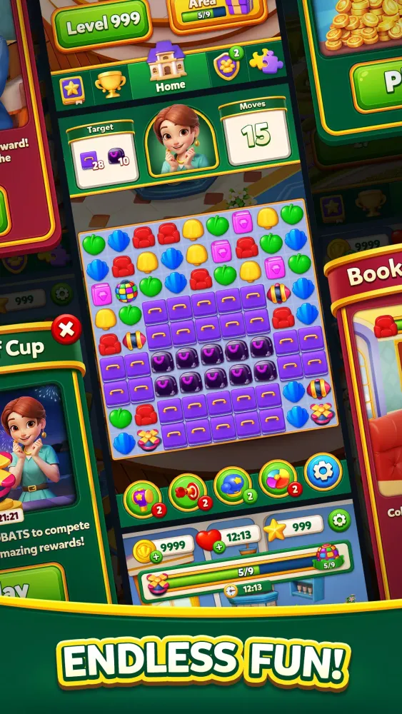 Seaside Resort: Match 3 Screenshots