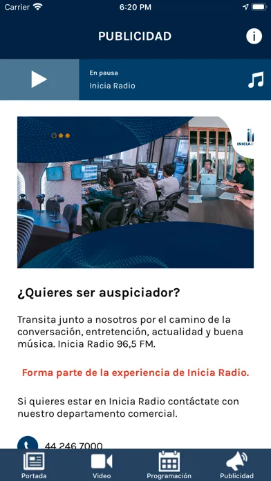 Captures d'écran de Radio Inicia