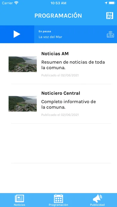 Radio La Voz Del Mar Screenshots
