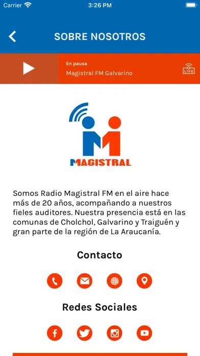 Capturas de pantalla de Radio Magistral