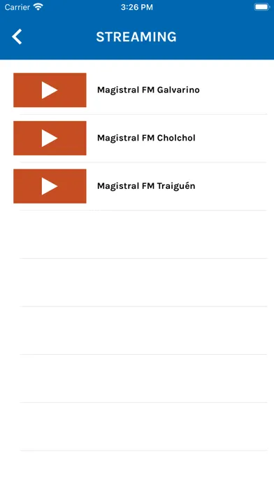 Capturas de pantalla de Radio Magistral