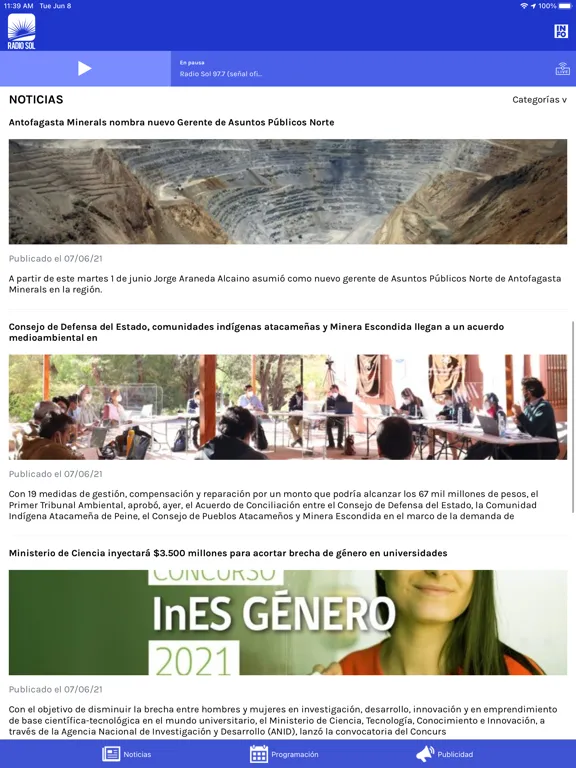Radio Sol - Antofagasta iPad  스크린샷