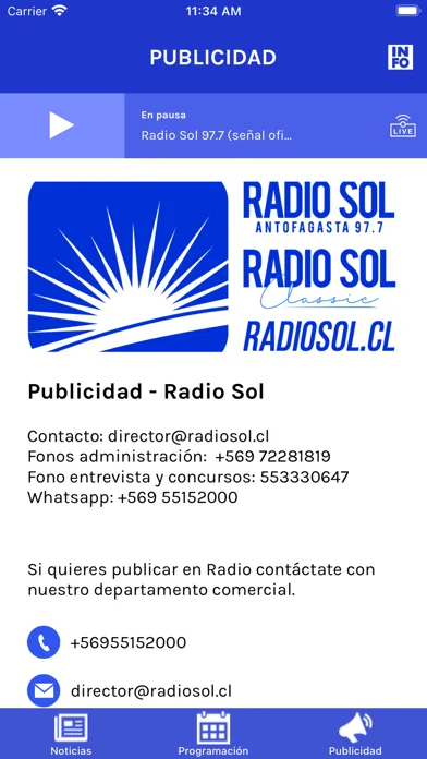 Radio Sol - Antofagasta 스크린샷