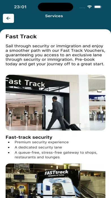 Capturas de pantalla de Global Airport Concierge (GAC)