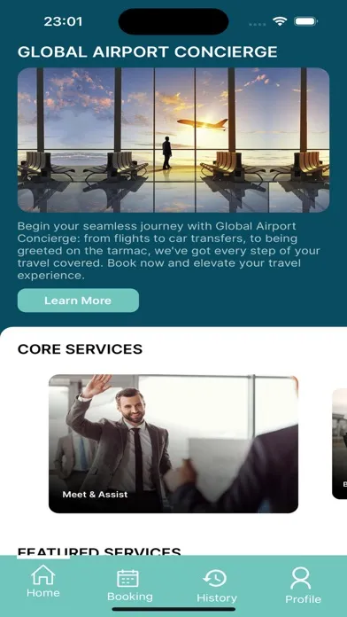 Capturas de pantalla de Global Airport Concierge (GAC)