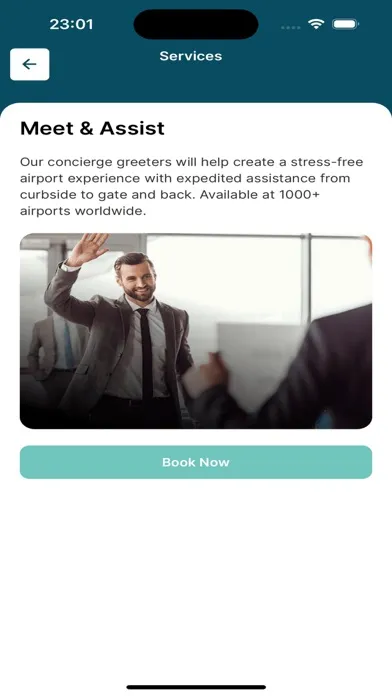 Capturas de pantalla de Global Airport Concierge (GAC)