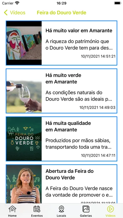 Zrzuty ekranu Visit Douro Verde