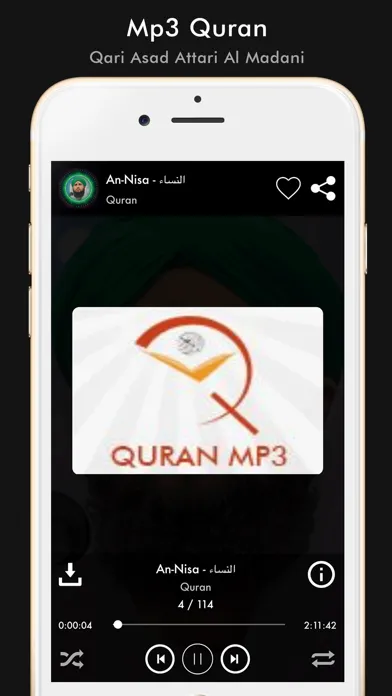 Captures d'écran de Quran by Qari Asad Attari
