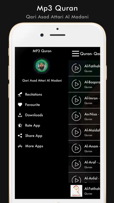 Captures d'écran de Quran by Qari Asad Attari