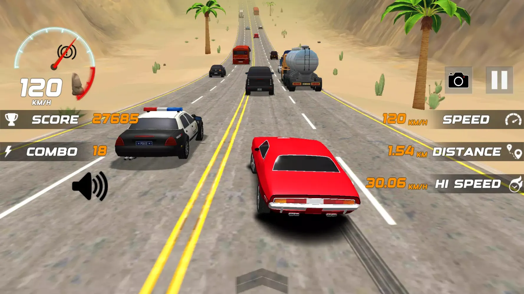 Heavy Traffic Rider Car Game 스크린샷