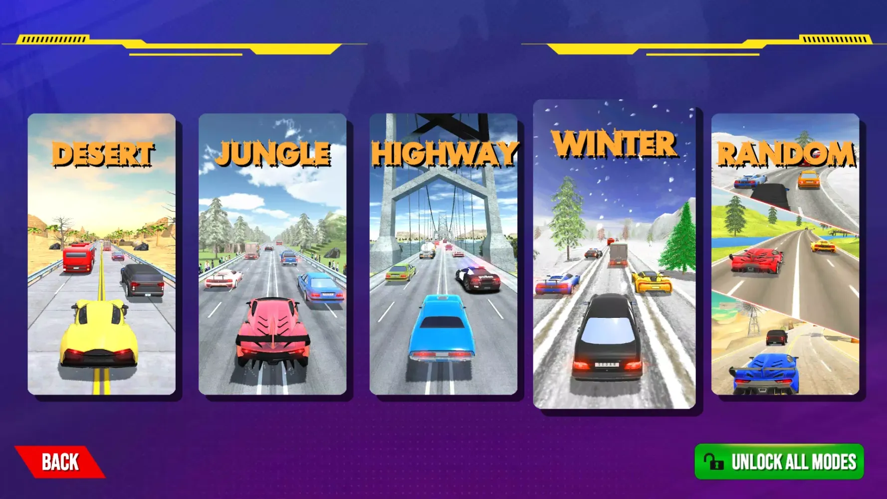 Heavy Traffic Rider Car Game 스크린샷