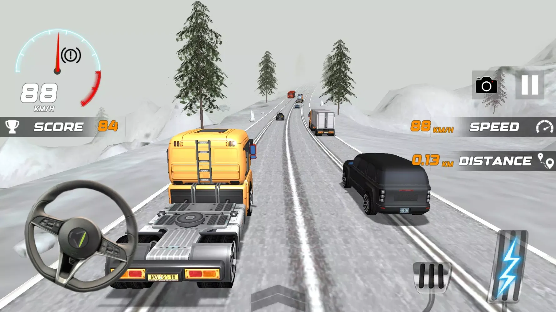 Heavy Traffic Rider Car Game 스크린샷