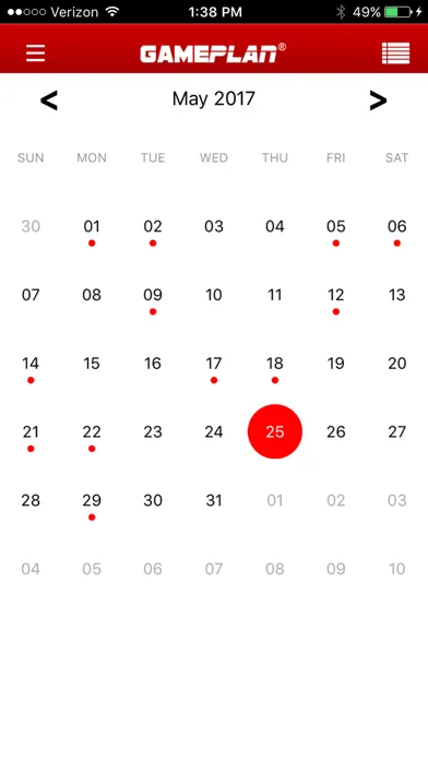 Zrzuty ekranu GamePlan for iPhone