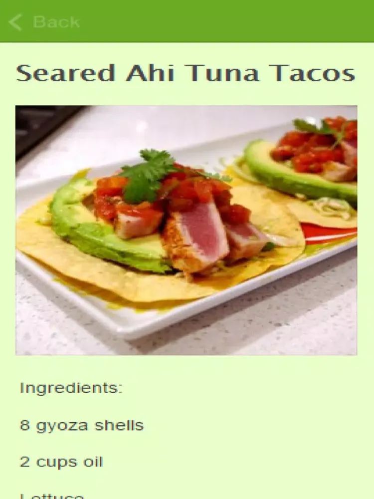 Fresh Tuna Recipes iPad  スクリーンショット