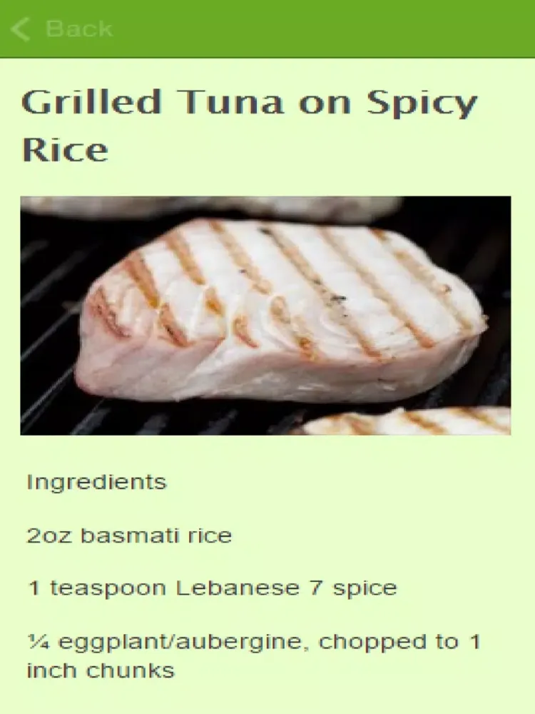 Fresh Tuna Recipes iPad  スクリーンショット