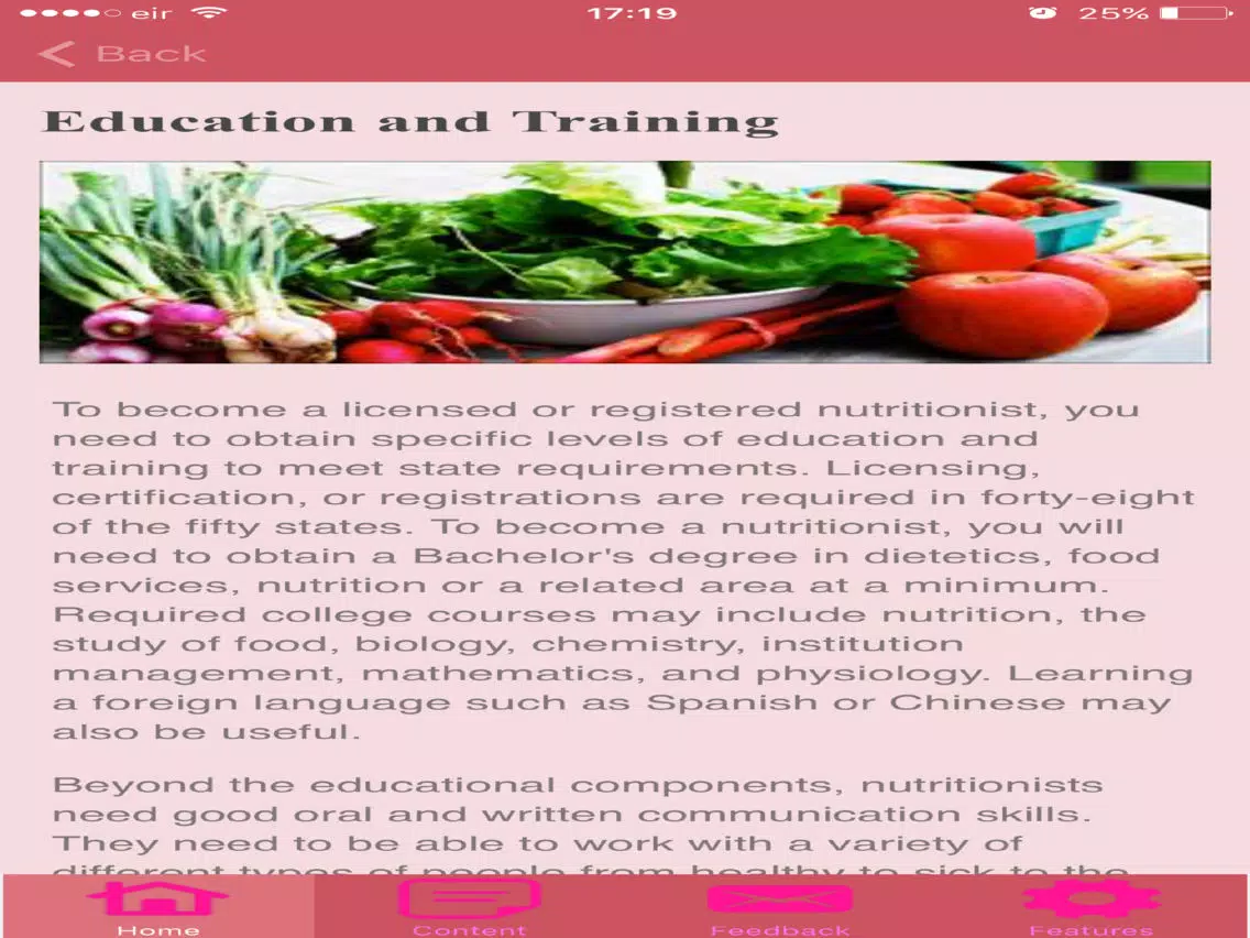 How To Become A Nutritionist iPad 應用截圖