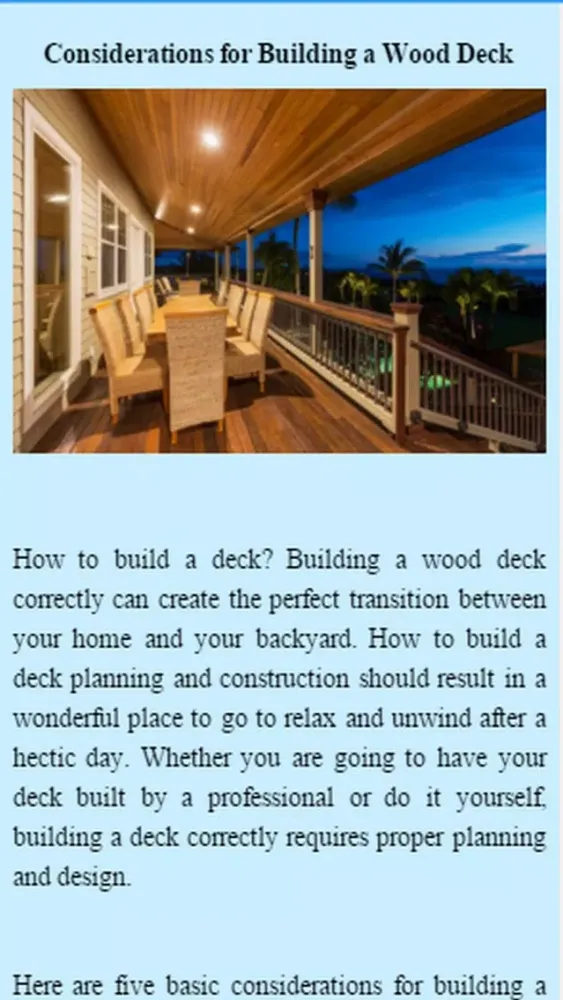 صور How To Build A Deck
