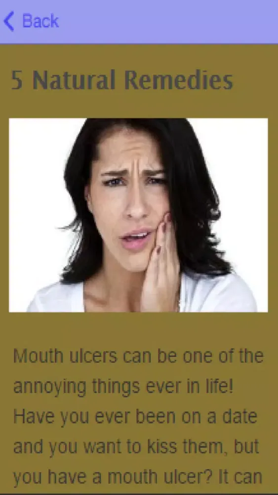 How To Get Rid Of Mouth Ulcers سکرین شاٹس