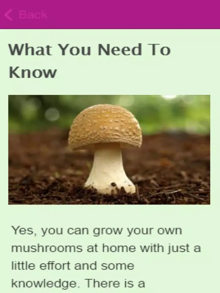 How To Grow Mushrooms iPad  Ekran Görüntüleri