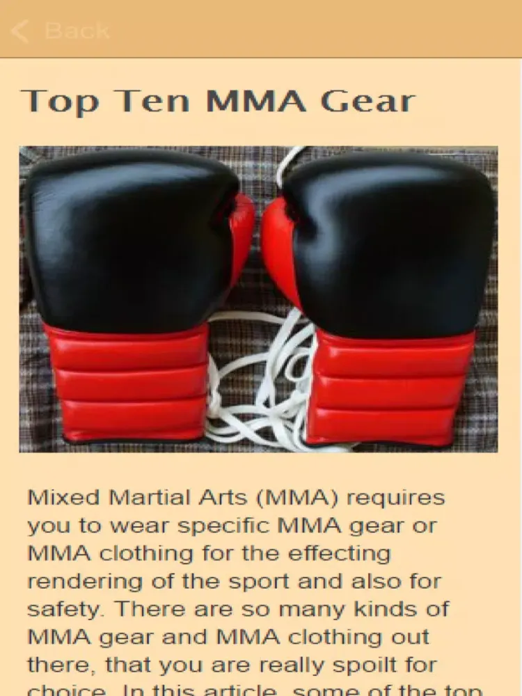 Tangkapan skrin How To Learn MMA iPad 