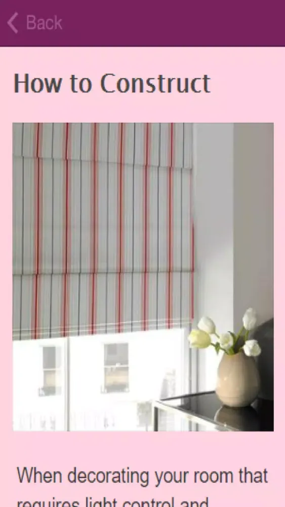 Ảnh chụp màn hình của How To Make Roman Blinds