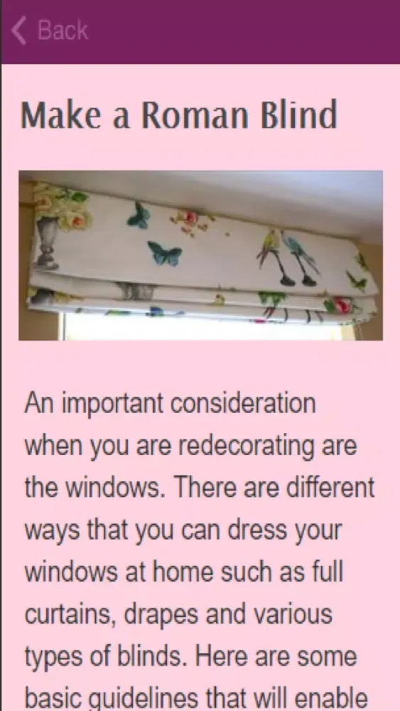 Ảnh chụp màn hình của How To Make Roman Blinds