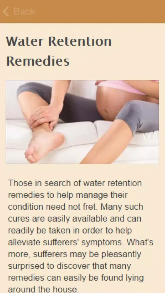 How To Stop Water Retention Screenshots