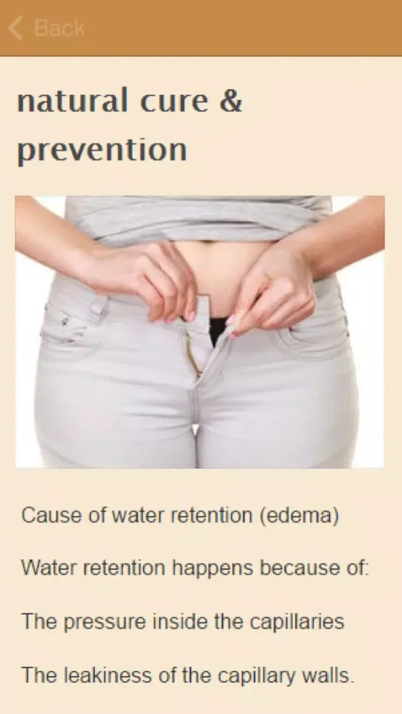 How To Stop Water Retention Screenshots