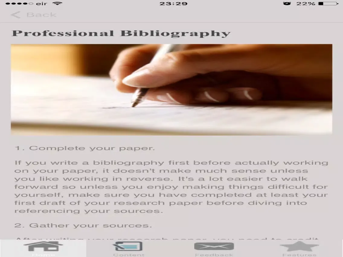 How To Write A Bibliography iPad  স্ক্রিনশট