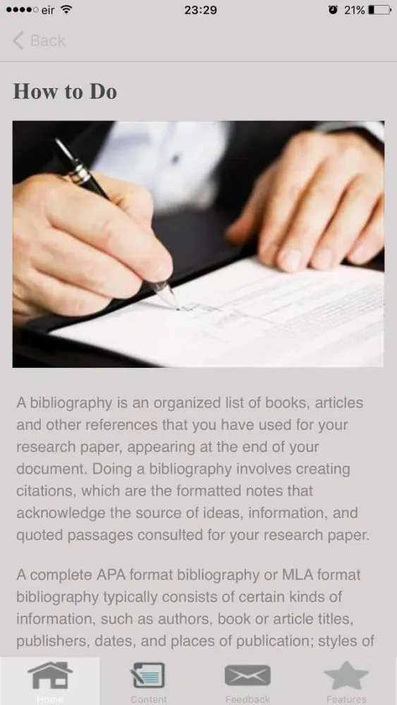 How To Write A Bibliography স্ক্রিনশট