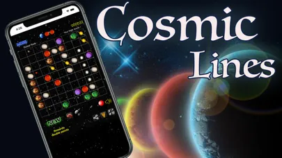 Tangkapan skrin Cosmic Lines