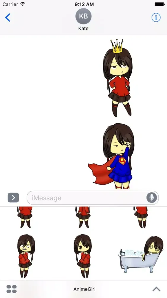 Anime Girl: Emotions and Actions Screenshots