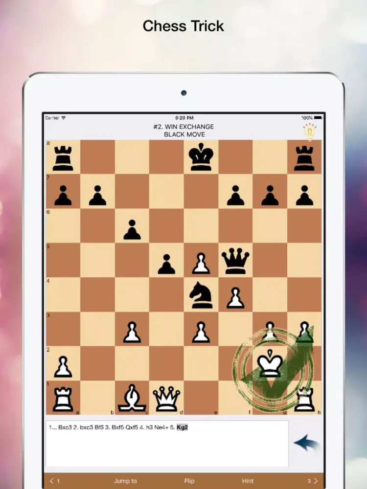 ภาพหน้าจอของ Chess Tricks Guide iPad 