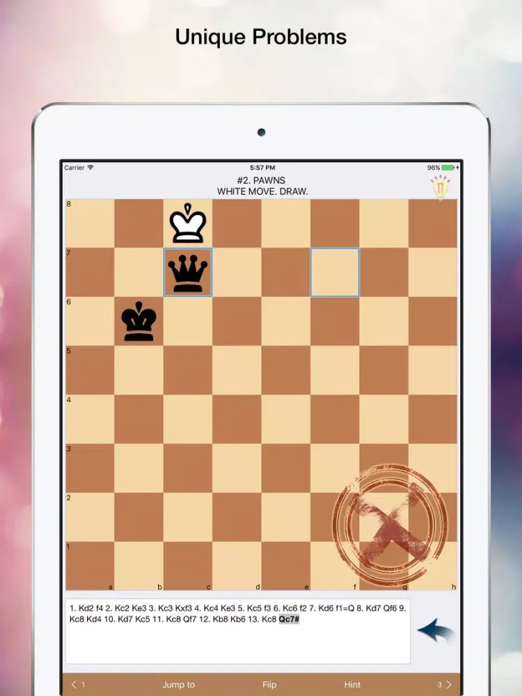 Captures d'écran de Chess Tricks. Endgame iPad 
