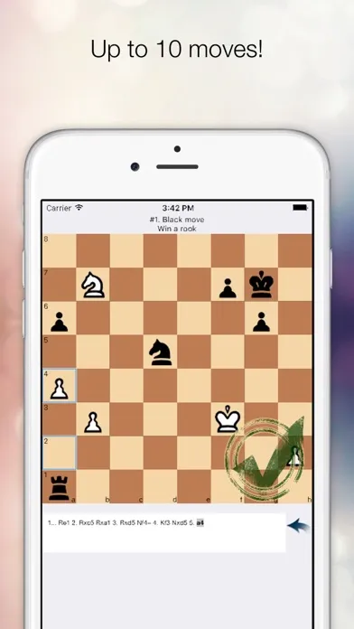 Chess Tactic 2 - interactive chess training puzzle. Part 2 Screenshots