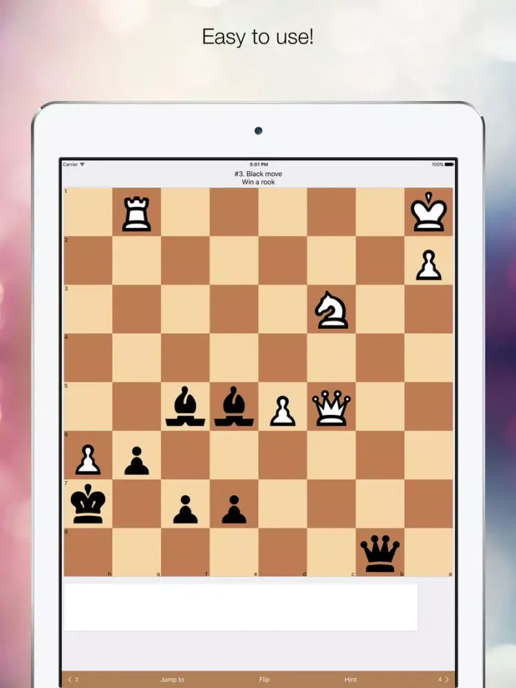 Screenshot di Chess Win - win a piece chess problems iPad 
