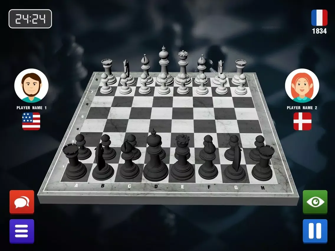 Capturas de tela do Global Chess Wars iPad 