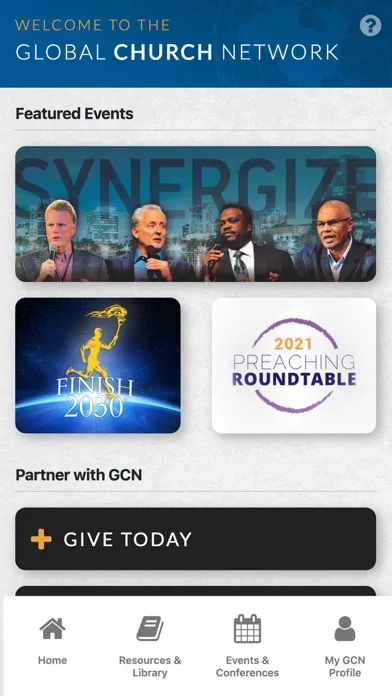Captures d'écran de The Global Church Network