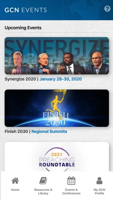 Captures d'écran de The Global Church Network
