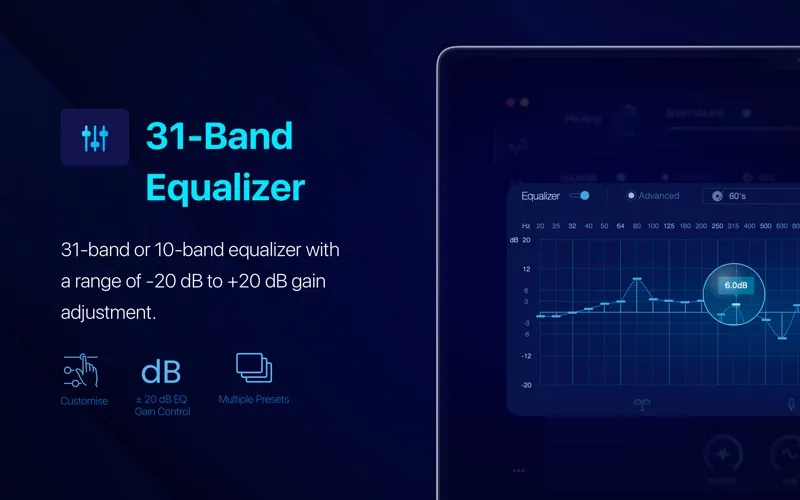 Captures d'écran de Boom2:Volume Boost & Equalizer