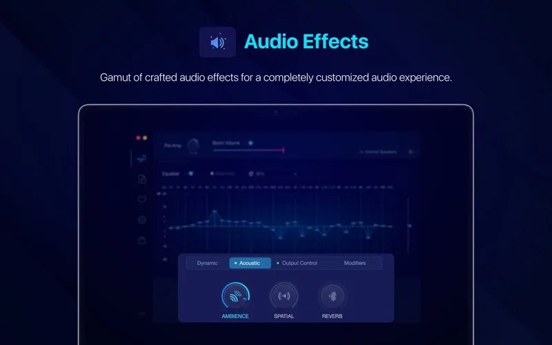 Captures d'écran de Boom2:Volume Boost & Equalizer